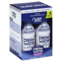 Dream Water Sleep Easy Sleep & Relaxation Shot, Snoozeberry, Value Pack, 4 Each