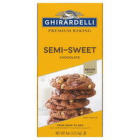 Ghirardelli Chocolate Bar, Semi-Sweet, 4 Ounce