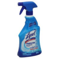 Lysol Power & Free Bathroom Cleaner, with Hydrogen Peroxide, Cool Spring Breeze Scent, 22 Ounce