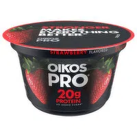 Oikos Pro Yogurt, Strawberry Flavored, 5.3 Ounce