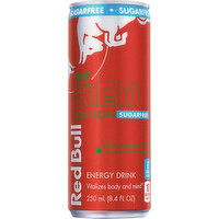 Red Bull Red Edition Sugar Free Energy Drink, Watermelon, 80mg Caffeine, 8.4 Fluid ounce