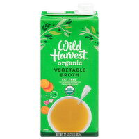 Wild Harvest Broth, Vegetable, Organic, 32 Ounce