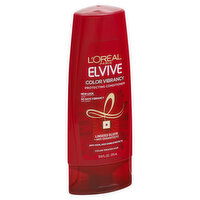 L'Oreal Elvive Conditioner, Protecting, Color Vibrancy Linseed Elixir + Anti-Oxidants [UV], 12.6 Ounce