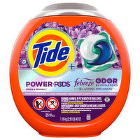 Tide + Febreze Power Pods Detergent, Spring & Renewal, Pacs, 25 Each