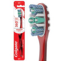 Colgate 360 Advanced Optic White Adult Manual Toothbrush, 1 Each