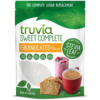 Truvia Sweet Complete Granulated Calorie-Free Sweetener from the Stevia Leaf, 16 oz Bag, 16 Ounce