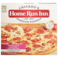 Home Run Inn Classic Sausage & Uncured Pepperoni Pizza, 31 Ounce