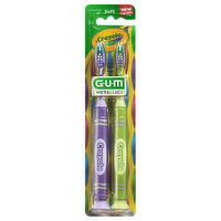 GUM Toothbrushes, Crayola, Soft, 2 Each