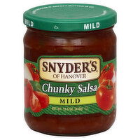 Snyders Salsa, Chunky, Mild, 15.5 Ounce