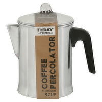 Primula Today Coffee Percolator, Doris, Aluminum, 9 Cup, 1 Each