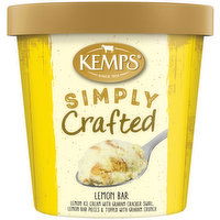 Kemps Simply Crafted Lemon Bar Premium Ice Cream, 15.5 Ounce