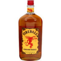 Fireball Whisky, Cinnamon, Red Hot, 1 Litre