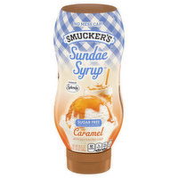 Smucker's Sundae Syrup Flavored Syrup, Sugar Free, Caramel, 19.25 Ounce