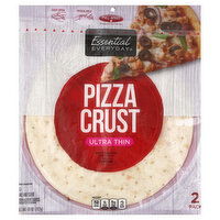 Essential Everyday Pizza Crust, Ultra Thin, 2 Pack, 2 Each