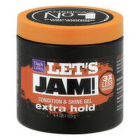 Dark and Lovely Let's Jam! Condition & Shine Gel, Extra Hold, 4.4 Ounce