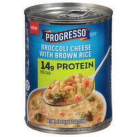 Progresso Soup, Broccoli Cheese with Brown Rice, 18 Ounce