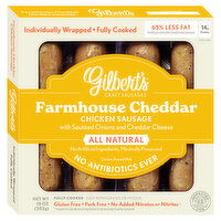 Gilberts Cheddar Chicken Sausage, 10 Ounce