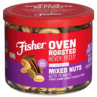 Fisher Oven Roasted Never Fried Mixed Nuts, 10 Ounce