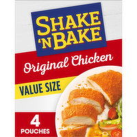 Shake 'N Bake Original Chicken Seasoned Coating Mix Value Size, 4 Each