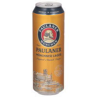 Paulaner Beer, Munchner Lager, 19.2 Fluid ounce