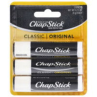 ChapStick Classic Original Lip Balm, 3 Each