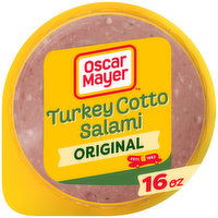 Oscar Mayer Turkey Cotto Salami Sliced Lunch Meat with 42% Less Fat, 16 Ounce