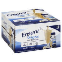 Ensure Nutrition Shake, Original, Vanilla, 16 Each