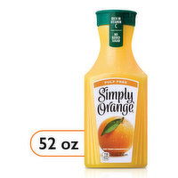 Simply  Orange Pulp Free Orange Juice, 52 Fluid ounce