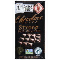 Chocolove Dark Chocolate, Strong, 3.2 Ounce