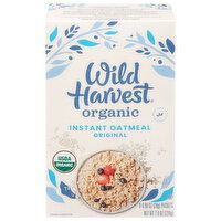Wild Harvest Oatmeal, Instant, Organic, Original, 8 Each