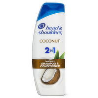 Head & Shoulders 2 in 1 Dandruff Shampoo and Conditioner, Coconut, 12.5 oz, 12.5 Ounce