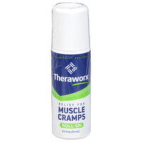 Theraworx Muscle Cramps, Roll-On, 2.5 Fluid ounce