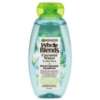 Garnier Whole Blends Refreshing Shampoo, Coconut Water & Aloe Vera, 12.5 Ounce
