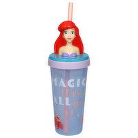 Zak! Everyday Smiles Tumbler, Super Sipper, Princess Ariel, 18 Oz, 1 Each