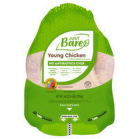 Just Bare JUST BARE Natural Fresh Whole Chicken Bone-In , 64 Ounce