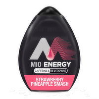 Mio Strawberry Pineapple Smash Naturally Flavored Liquid Water Enhancer with Caffeine & B Vitamins, 1.62 Fluid ounce