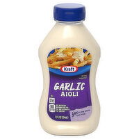 Kraft Garlic Aioli, 12 Fluid ounce