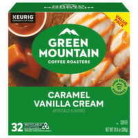 Green Mountain Coffee Roasters K-Cup Pods Caramel Vanilla Cream Coffee Value Pack, 32 Each