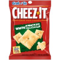 Cheez-It Grab n' Go Baked Snack Cheese Crackers, White Cheddar, 3 Ounce