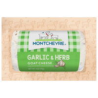 Montchevre Goat Cheese, Garlic & Herbs, 4 Ounce