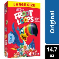 Froot Loops Breakfast Cereal, Original, Large Size, 14.7 Ounce