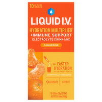 Liquid I.V. Hydration Multiplier +Immune Support Tangerine Electrolyte Drink Mix, 10 Each