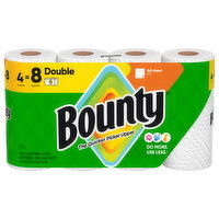 Bounty Full Sheet White 2-Ply Double Rolls Paper Towels, 4 Each