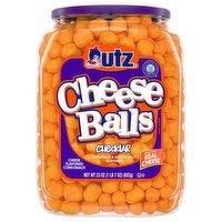 Utz Cheese Balls, Cheddar, 23 Ounce