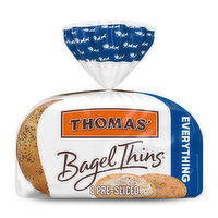 Thomas' Bagel Thins Everything Pre-sliced Bagels, 8 count, 13 oz, 8 Each