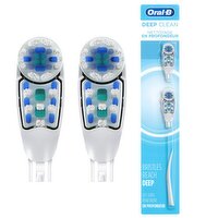 Oral-B Complete Deep Clean Battery Powered Toothbrush Replacement Brush Heads, 2 Each