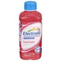 Electrolit Electrolyte Beverage, Fruit Punch, Premium Hydration, 21 Fluid ounce