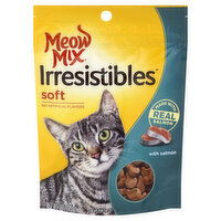 Meow Mix Irresistibles Treats for Cats, Salmon, Soft, 3 Ounce