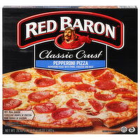 Red Baron Pizza, Pepperoni, Classic Crust, 20.6 Ounce