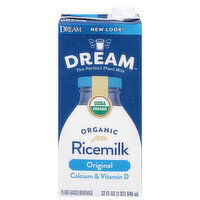 Dream Ricemilk, Organic, Original, 32 Fluid ounce